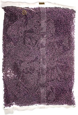 Miyuki Delica 11/0 - Duracoat Galvanized Egg Plant DB1850-250gms Bag of Japanese Glass Beads Bulk Bag of Japanese Glass Beads