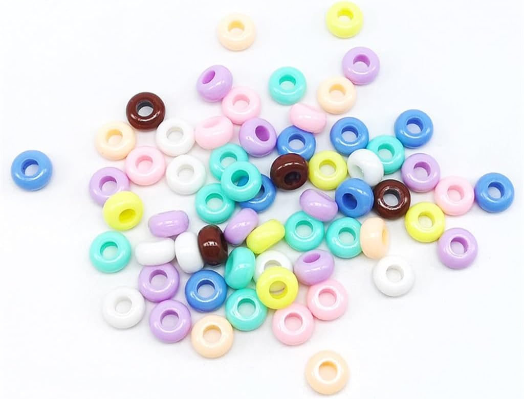 13mm Acrylic Large Hole Round Bead Macaron Loose Early Education Abacus Accessories