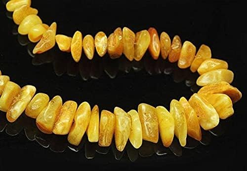 Rare Baltic Poland Amber Smooth Tumble Nugget Gemstone Loose Craft Beads Strand 7