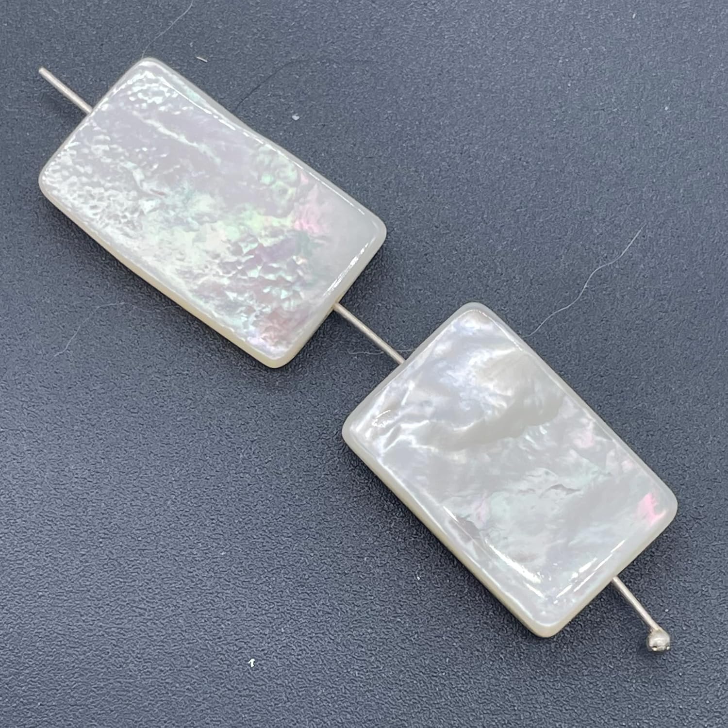 AAA Mother of Pearl Premium Natural Shell Bead Strand | 21x14x4mm to 23x15x4mm| for Jewelry Making