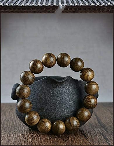 GLW Malinao Wild Agarwood Malas Meditation 14mm Prayer Beads Japa #4888