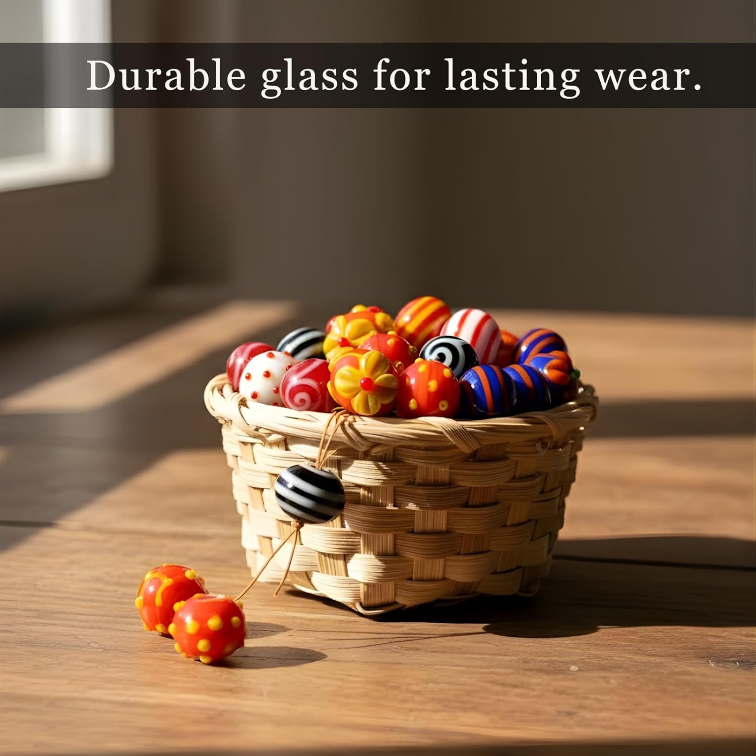 Handcrafted Black Lampwork Glass Beads | Multi-Shape Fancy Assorted Beads for Jewelry Making | Available in 10 Strands | Ideal for Bracelets, Necklaces & DIY Craft.