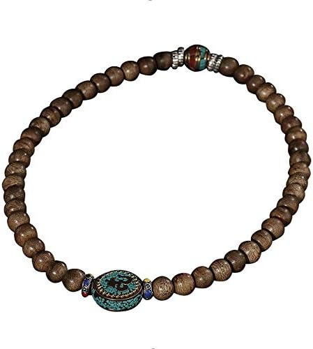 GLW Malas Meditation Prayer Beads Kalimantan Genuine Wild Agarwood Aloewood 7mm#4970