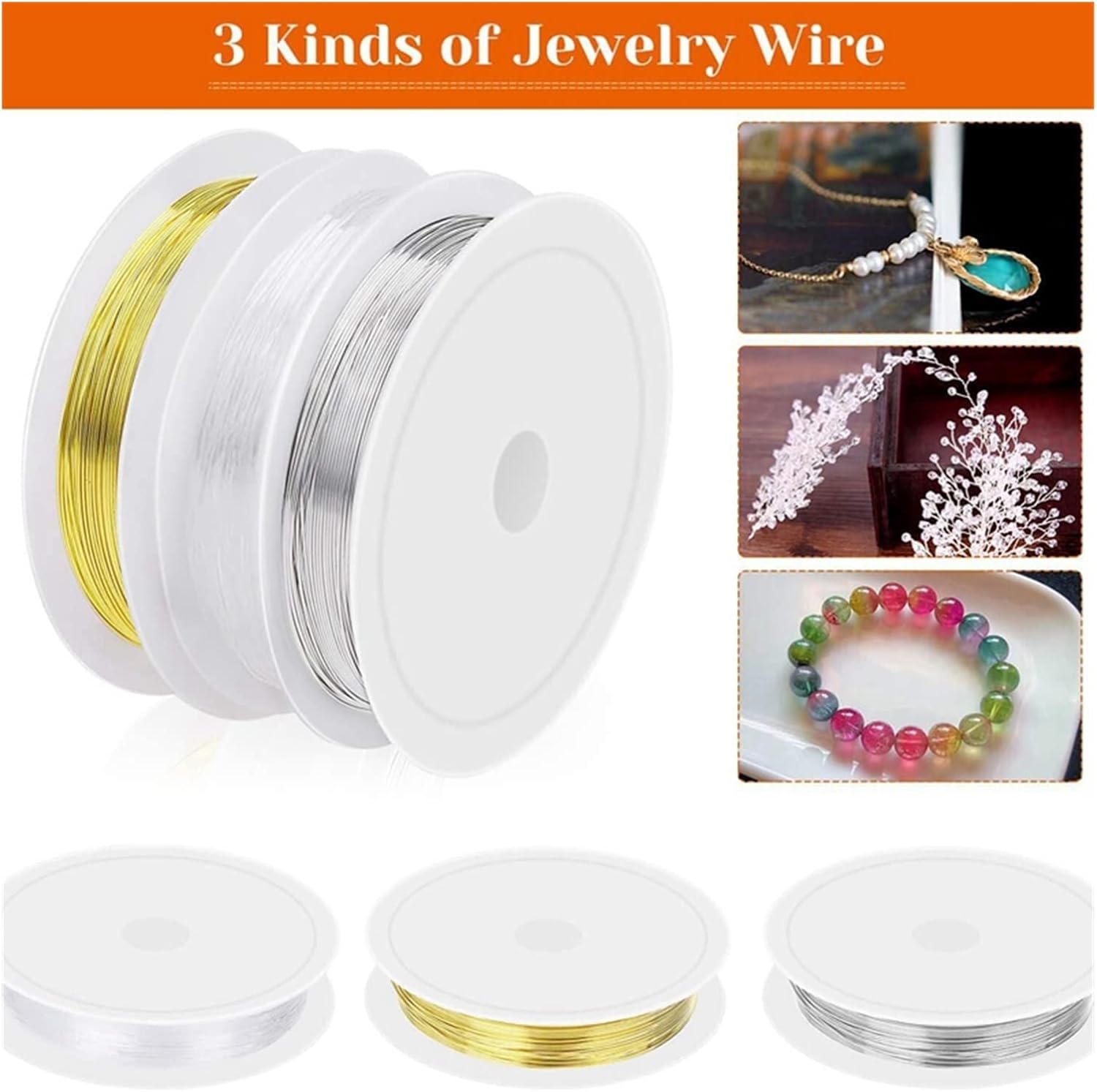 Jewelry Findings Set Jewelry Making Kit Jewelry Findings Starter Kit Jewelry Beading Making and Repair Tools Kit Repair Tool kit