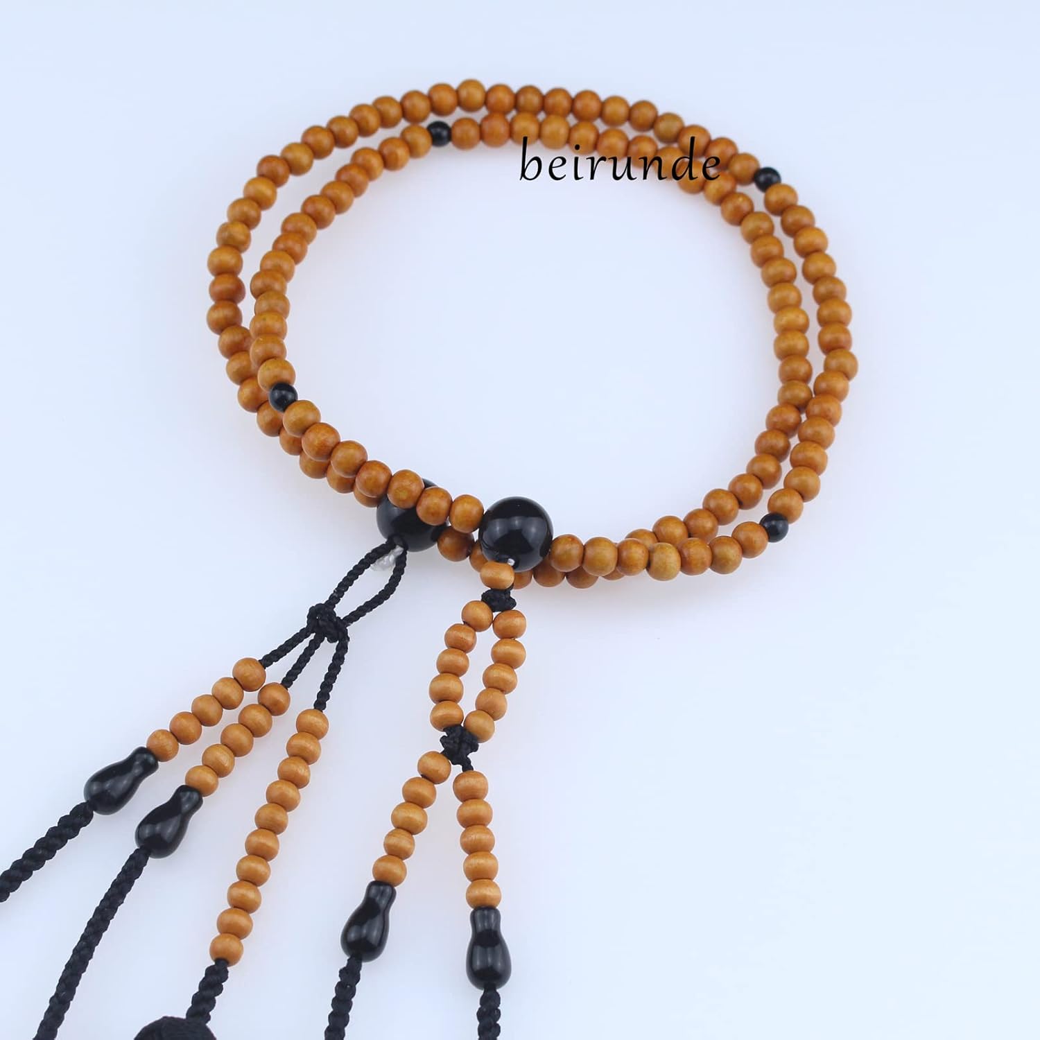 Wood Beads Japanese Soka Gakkai SGI Juzu Nichiren Buddhism Prayer Beads