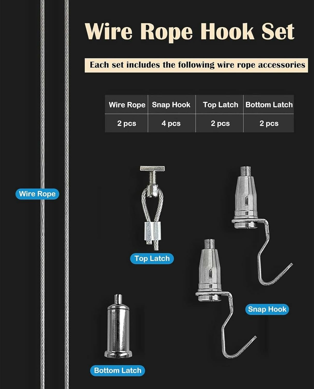 Rotating Picture Hanging Kit System, Large Painting Exhibition Display Rack with Steel Cable & Adjustable Hooks, Freestanding Art Gallery Photo Hanger (4 pcs 1x2m/39x79in+Base