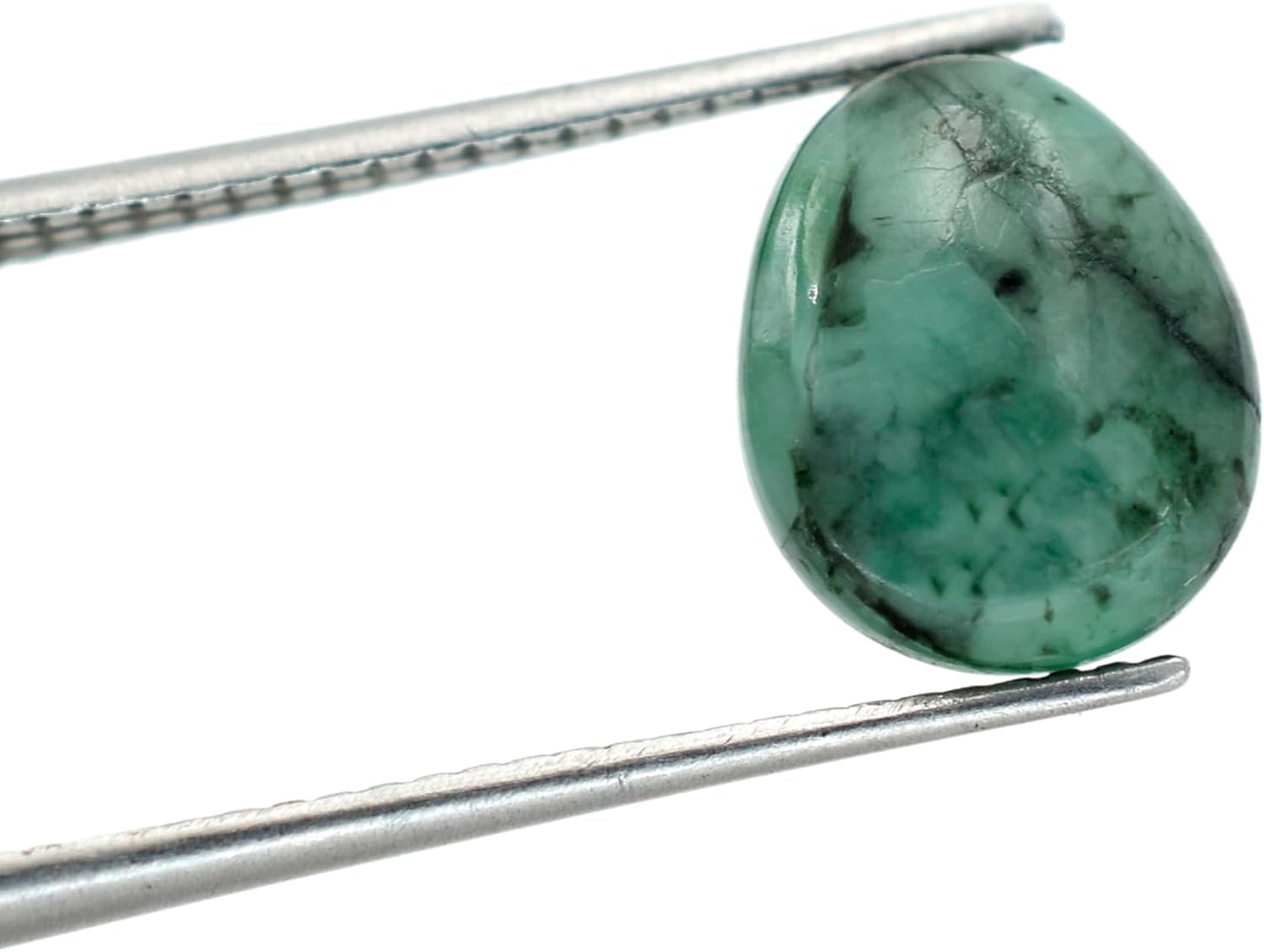 Emerald Stone Beads Briolette Gemstone Beads, Smooth High Polished Carved Egg Shape, Drill Bead Making Pendant Necklace Jewelry Supply