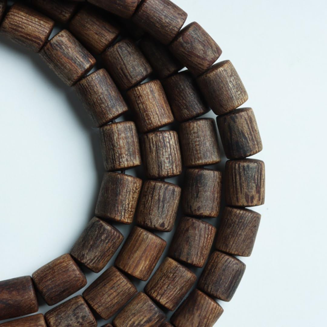 Vietnam Nha Trang Red Clay White Aquilaria Agallocha Agarwood Bracelet Beads 7 * 9mm 108 Pieces Honey-Scented Cool Sweet Sinking Grade