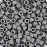 Miyuki Delica 11/0 - Grey Opaque DB0731-250gms Bag of Japanese Glass Beads Bulk Bag of Japanese Glass Beads