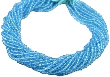 AAA Crystal Quartz Coated Rondelle Faceted Gemstone Beads 13 Inch 5 Strand 3.5mm CHIK-STRD-85553