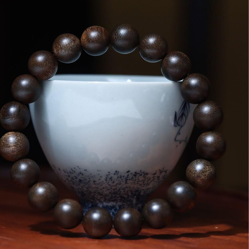 Agarwood 10mm Brunei Black Chess agarwood Skewer Vegetarian Buddha Bead rosary beads