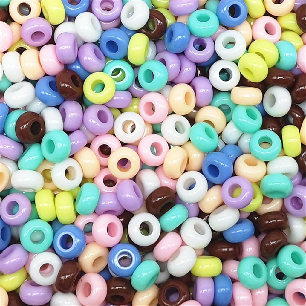 13mm Acrylic Large Hole Round Bead Macaron Loose Early Education Abacus Accessories