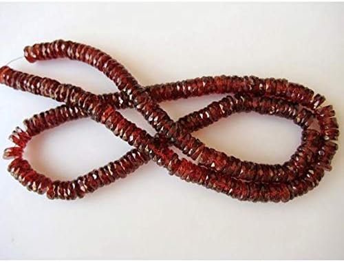 1 Strand Natural Mozambique Garnet Spacer Beads, 4-7mm Each, 16 Inch Code-HIGH-15727