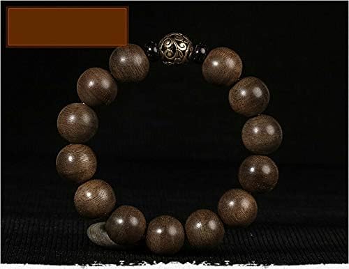 GLW Prayer Beads Malas Meditation Brunei Genuine Wild Agarwood Aloewood 15 Mm #4971