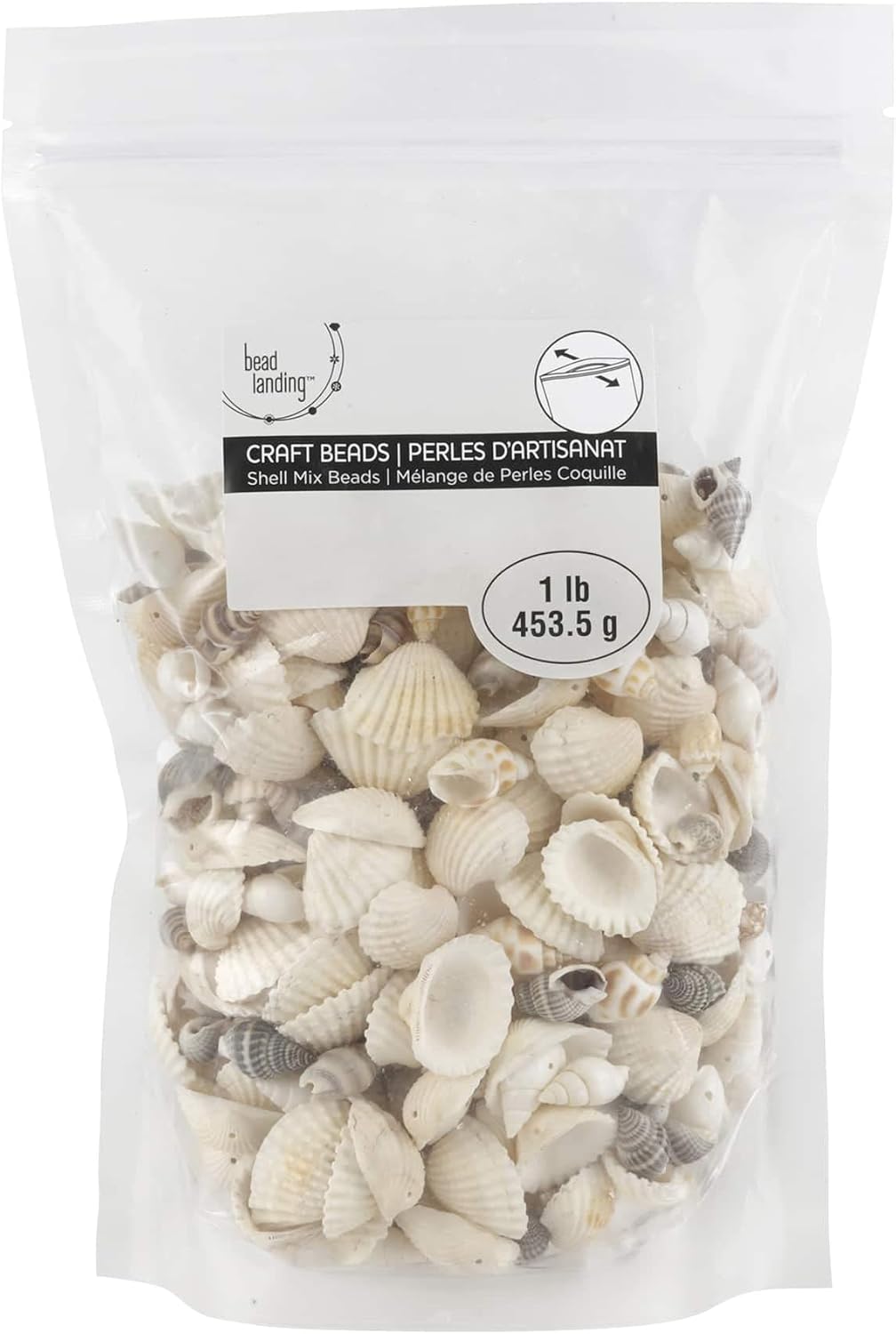 Bead Landing Shell Beads, 6 Pack