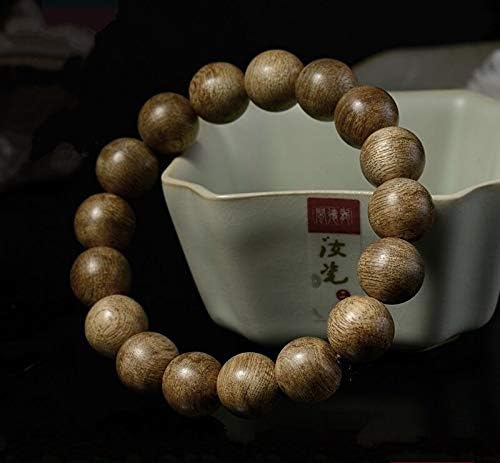 GLW Kalimantan Tarakan 12mm Wild Agarwood Aloewood Mala Meditation Prayer Beads#1554