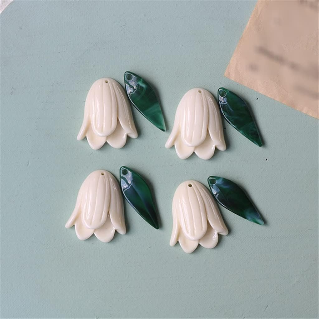 SIDUFHAOPKLL Texture Earrings Handmade Resin Acrylic DIY Materials Jewelry Accessories(E)