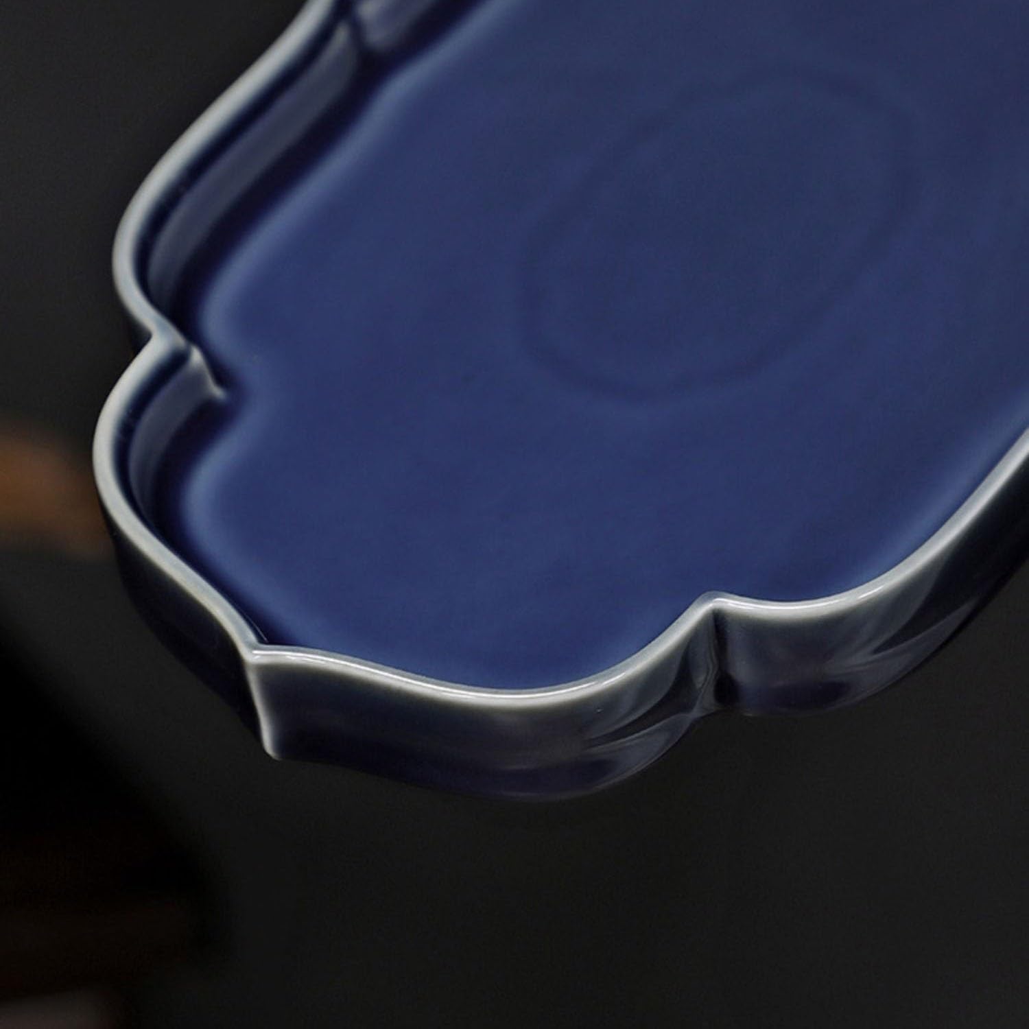 Tray Ceramic Tea Tray Tea Tray Dry Tea Table Tea Table Afternoon Tea Snack Tray Snack Fruit Tray Tea Tray Serving Trays(A)