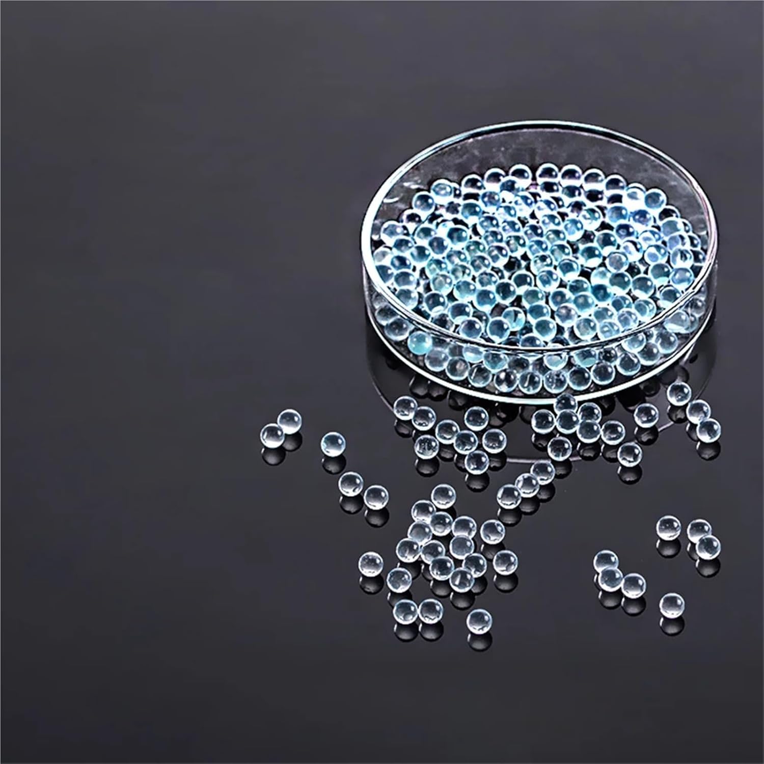Glass Beads, 1000 Pieces/2000 Pieces, DIA 0.04 - 0.4 inch (1 - 11 mm), Small Glass Decorative Balls, High Precision, Transparent, For Laboratory Experiments (0.4 inch (9 mm), 1000 pcs)