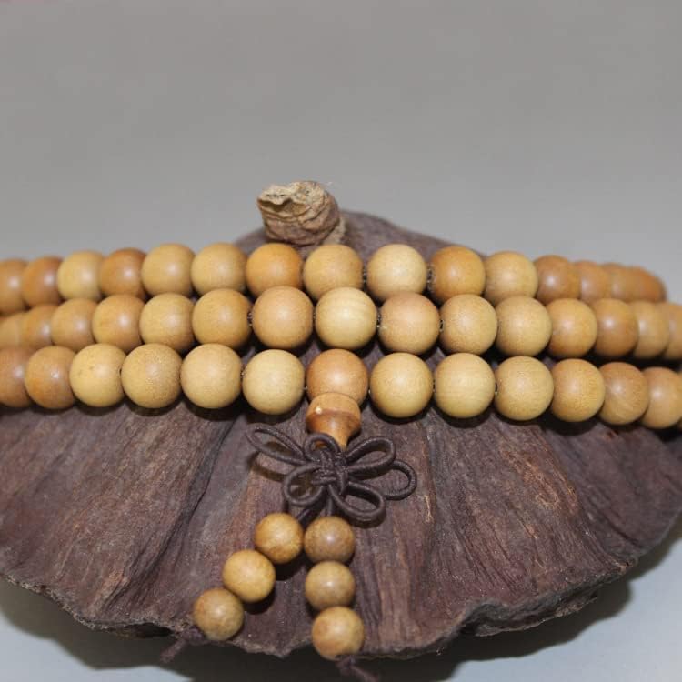 Mascot Wooden Crafts Wood Carving Art Wood Decoration Artwork 印度老山檀香红肉08mm佛珠手串 檀香木手链念珠108颗 规格可选(老山檀香红肉沉水0.5M)