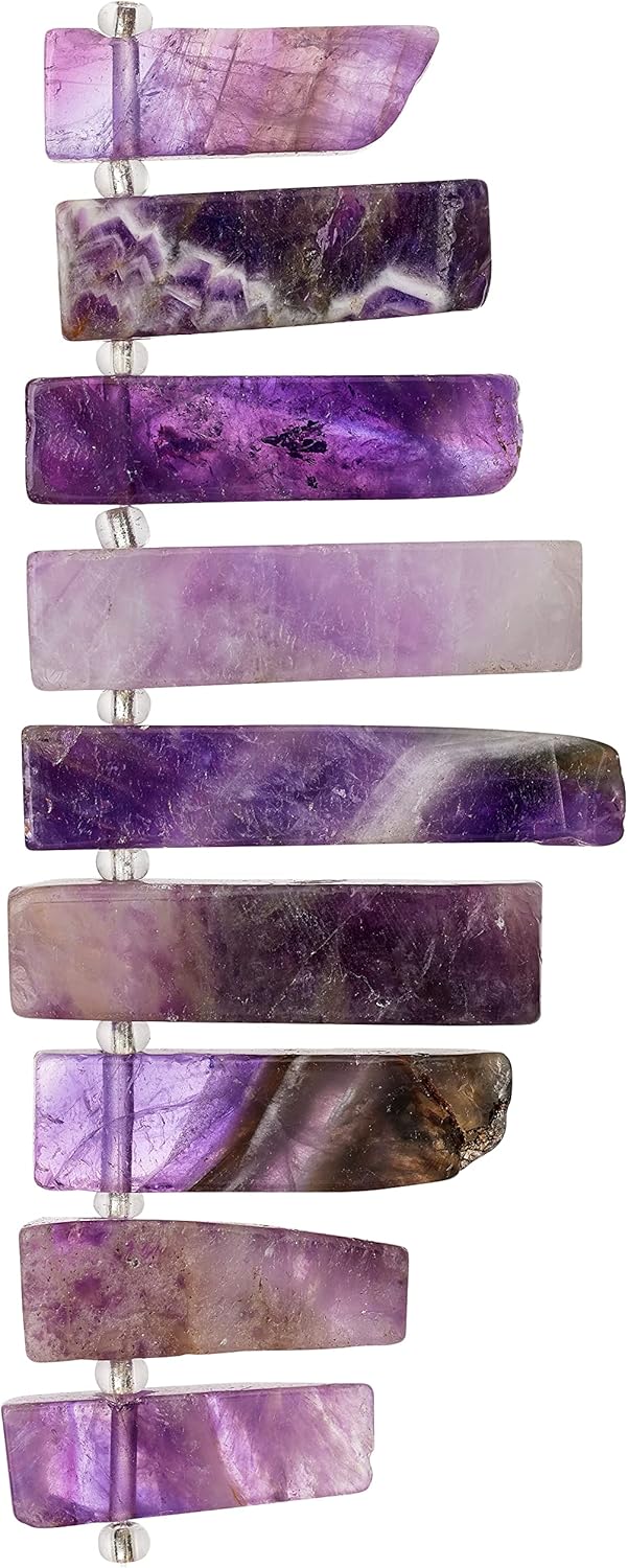 Bead Landing Sedona Amethyst Stick Beads, 25mm, 12 Pack