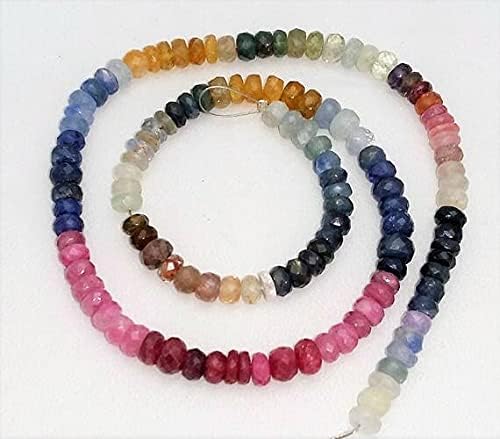 Very Natural Multi Sapphire Faceted Beads,4-6 mm Approx, 14