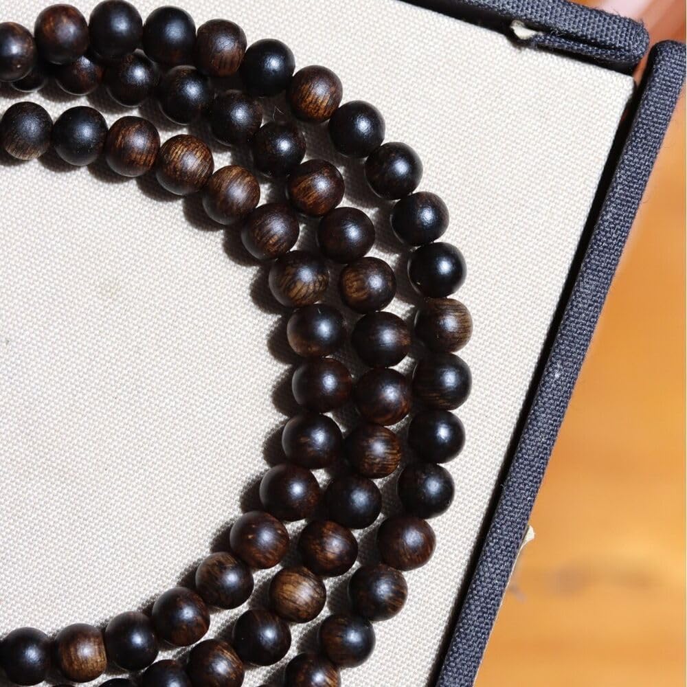 Agarwood Darakan Agarwood bracelet 5mm*108 rosary beads submerged grade Buddha beads