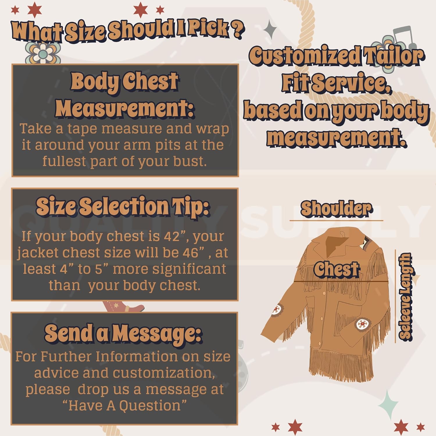 Mens Traditional Western Cowboy Suede Leather Jacket | Classic Native American jacket Coat with Beaded Fringed