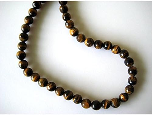 13 inch Natural Beads Strand of 10mm Faceted rondelle Tiger's Eye Gemstone Beads for DIY Jewelry - Necklace, Bracelet, Earring, Ring.