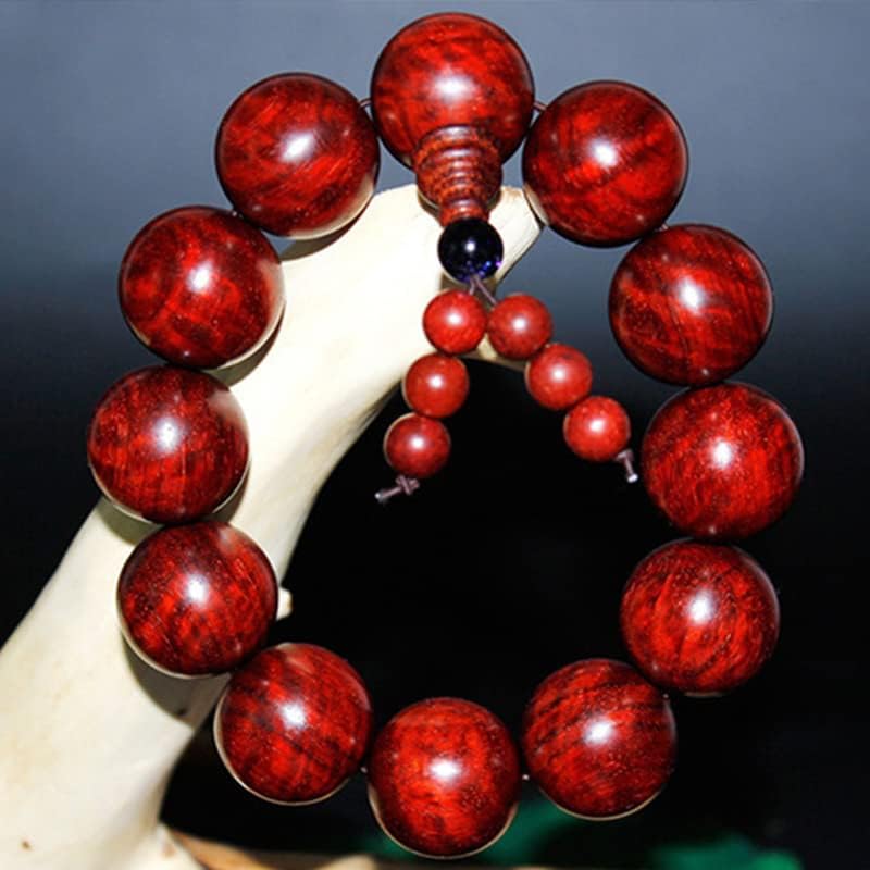 Mascot Wooden Crafts Wood Carving Art Wood Decoration Artwork 小叶紫檀水波纹手串 20mm满水波略带星高密度佛珠念珠(DIY手工挑选多水波18M)