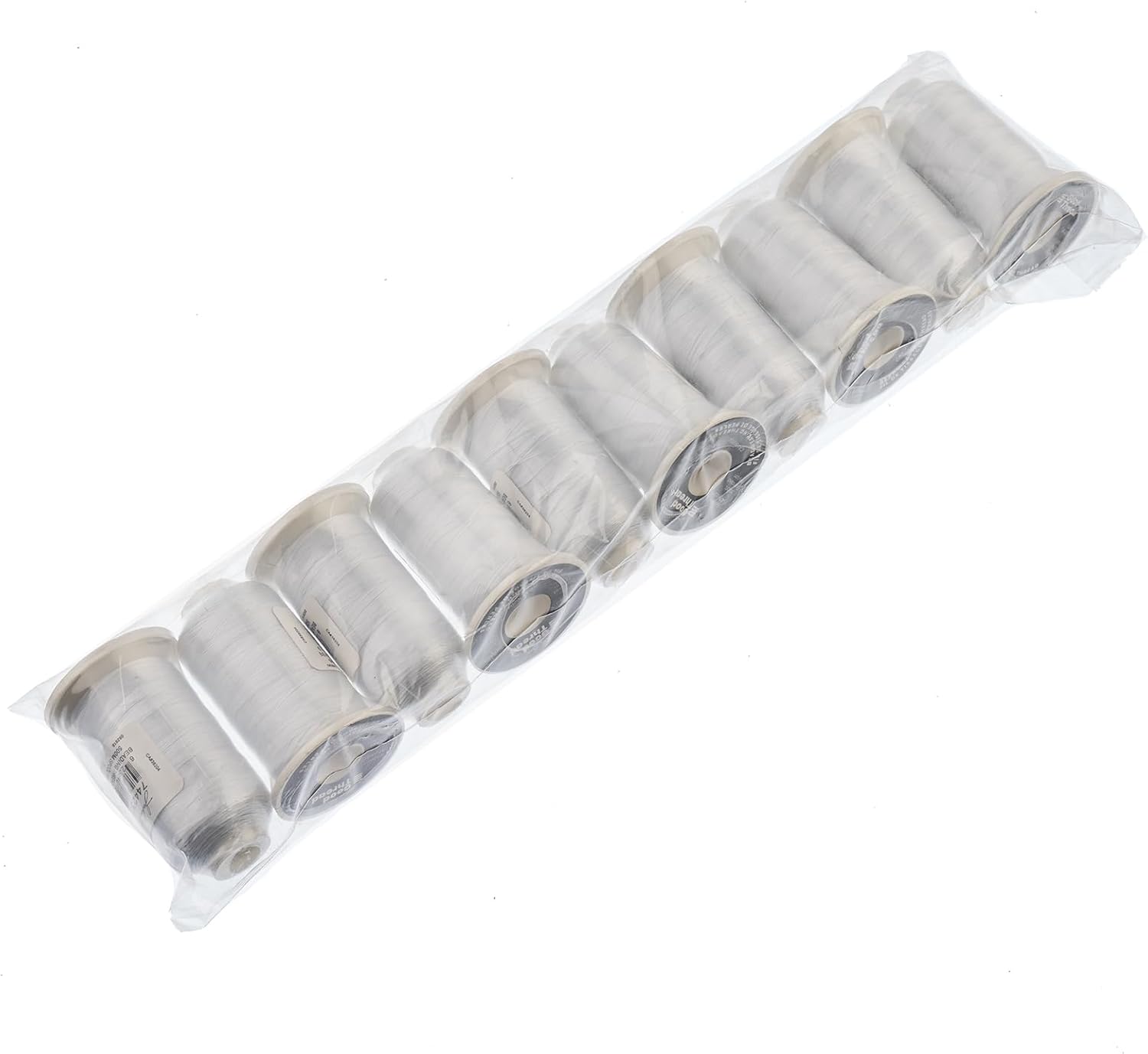 10 Spools John Bead Good Thread 500m White Bonded Nylon Beading Threads for Jewelry Making Craft Projects