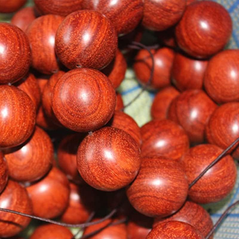 Mascot Wooden Crafts Wood Carving Art Wood Decoration Artwork 同料印度小叶紫檀佛珠手链手串 25mm颗顺纹满牛毛网 高油性(紫檀顺纹25MM 10颗)
