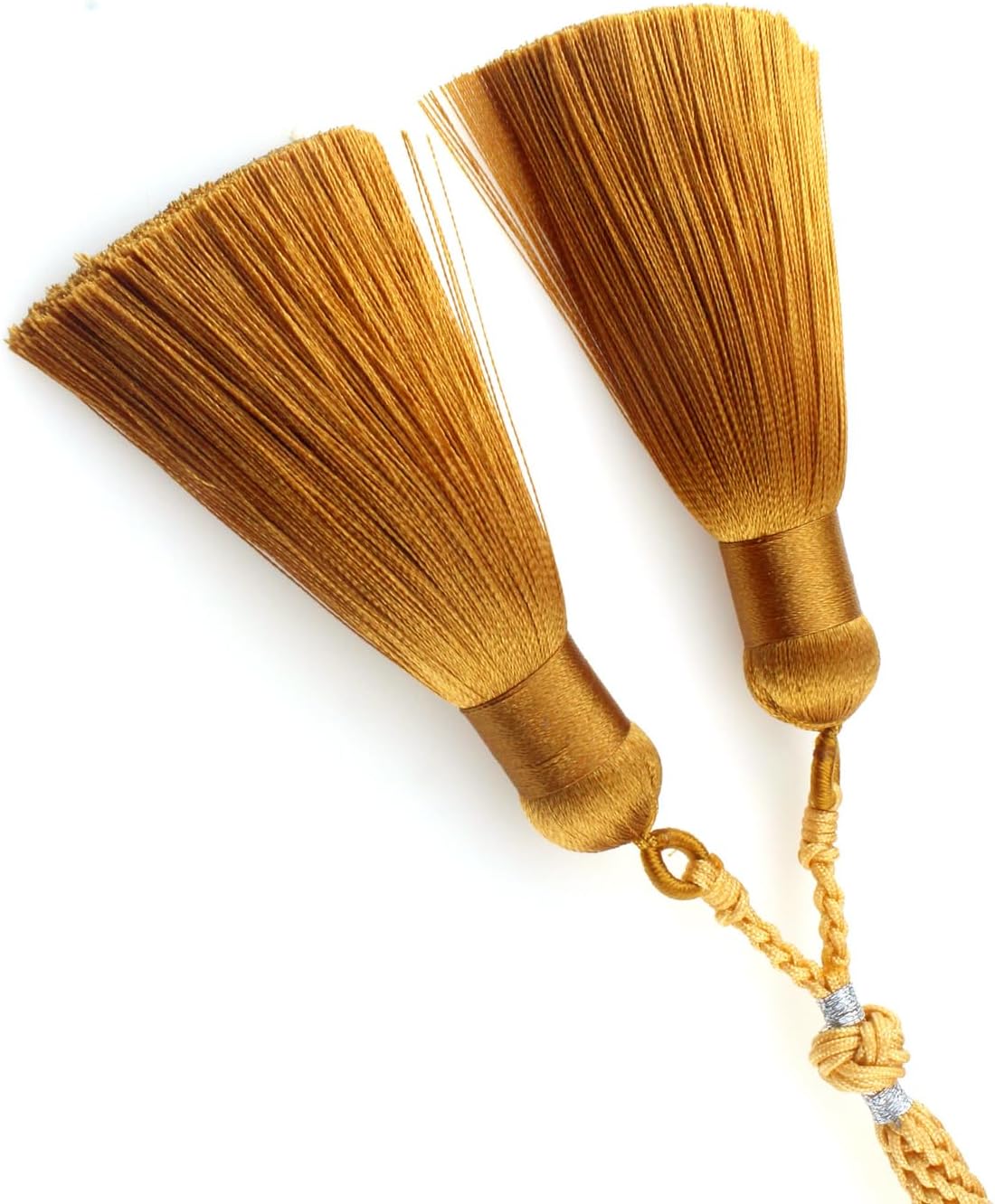 Muslims Islamic Dhikr 33 Tasbeeh Tasbih Prayer Beads, Yellow Jade Stone Beads with Tassel