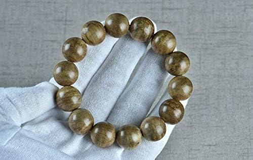 GLW Sumatra Genuine Natural Wild Agarwood Aloewood 15 mm Malas Prayer beads #4919