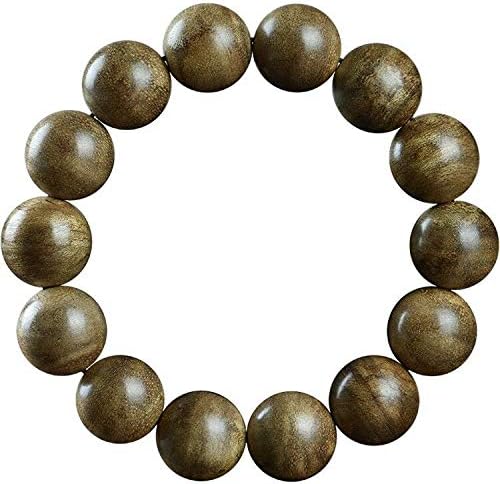GLW Sumatra Genuine Natural Wild Agarwood Aloewood 15 mm Malas Prayer beads #4919