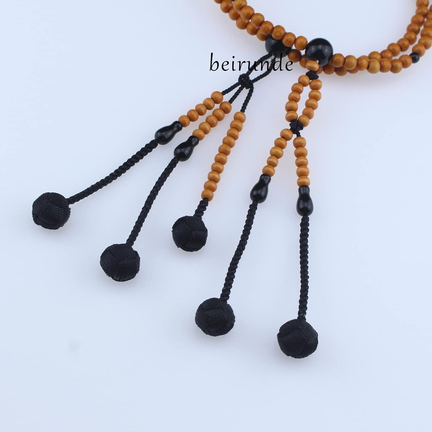 Wood Beads Japanese Soka Gakkai SGI Juzu Nichiren Buddhism Prayer Beads