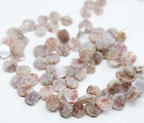 Natural Silverite Smooth Slice Uneven Rough Hammered Loose Craft Beads Strand 8 Inch Long 14mm 12mm Code-HIGH-26196