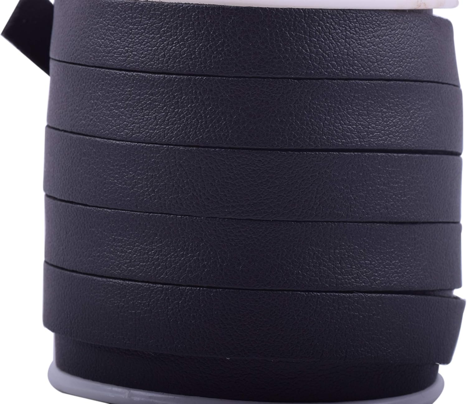 KONMAY 15 Rolls 10.0x1.5mm Black Faux Suede Leather Cord