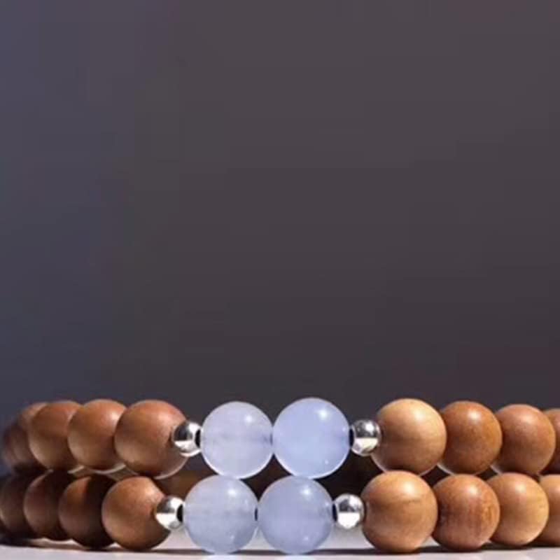 Mascot Wooden Crafts Wood Carving Art Wood Decoration Artwork 印度老山檀香手串花儿款108颗 文玩手串念珠男女檀木佛珠手链(DIY不沉水8MM老山)