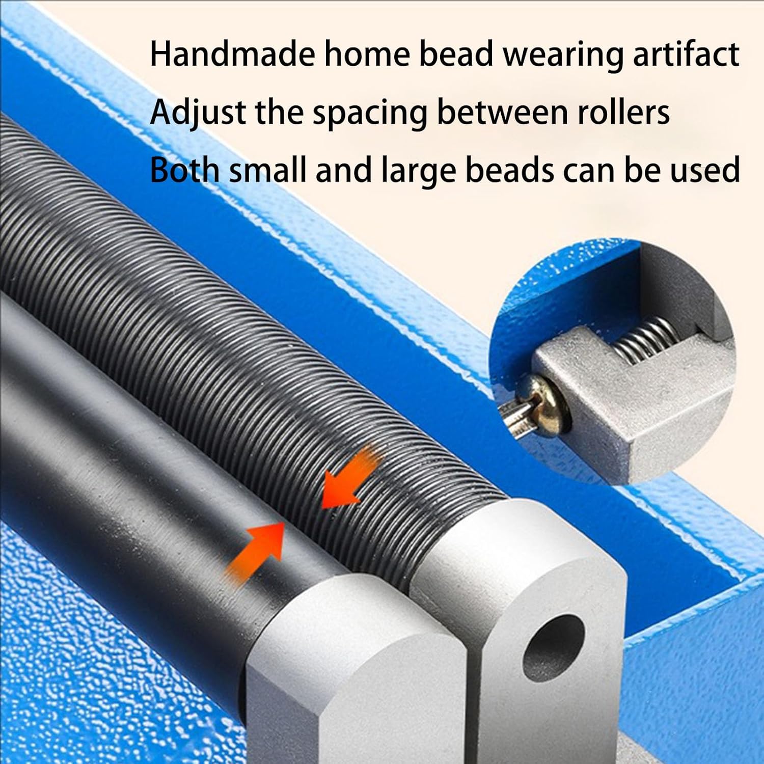 Multifunctional Automatic Handwork Bead String Machine, Small Home Use Bracelets Necklace Jewelry Beads Tool Flexible Automatic Needle Setting for Hobbyists and Craftsmen