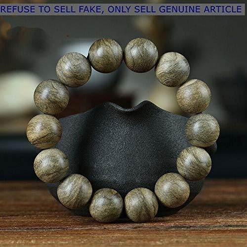 GLW 15mm Mala Prayer Beads Genuine Natural Wild Brunei Darussalam Agarwood #4318