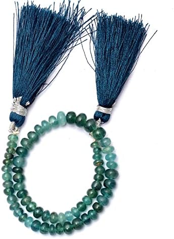 13 inch Strand of Natural gem Grandidierite, 4-6mm rondelle Smooth Beads for DIY Jewelry Making. | Beads_03818