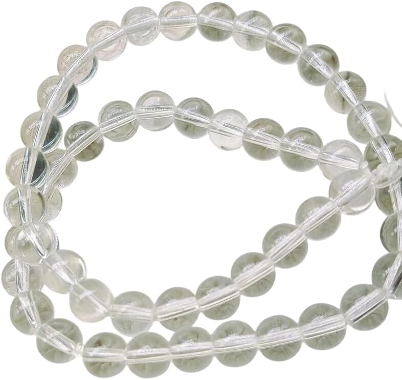 Crystal Quartz Beads 7mm Round Energy Healing 15 inch for Jewelry Making