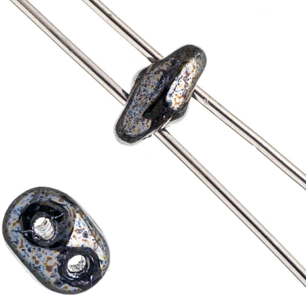 12 Pack: Superduo Two-Hole Czech Glass Beads