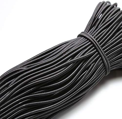 Beading Cords & Threads, Round Stretchy String for DIY Sewing, Beading Craft, Rubber Rope Band Line Accessories 1pcs, 1-4mm, 5-80M(1.5 mm (80 m Long))