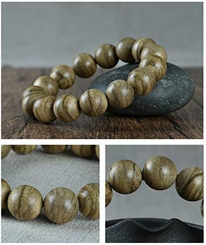 GLW Nha Trang Natural Wild Agarwood Aloewood 14mm Malas Prayer Beads Japa #4912