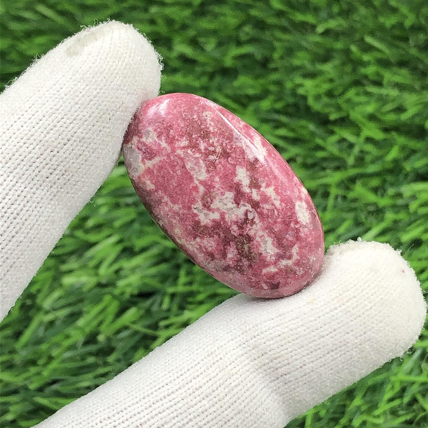 Natural THULITE Gemstone Loose Cabochon Lot For Jewelry Making, Loose Gemstone For Ring, Earring & Pendant Necklace, Jewelry Making Cabochons, Healing Gemstones