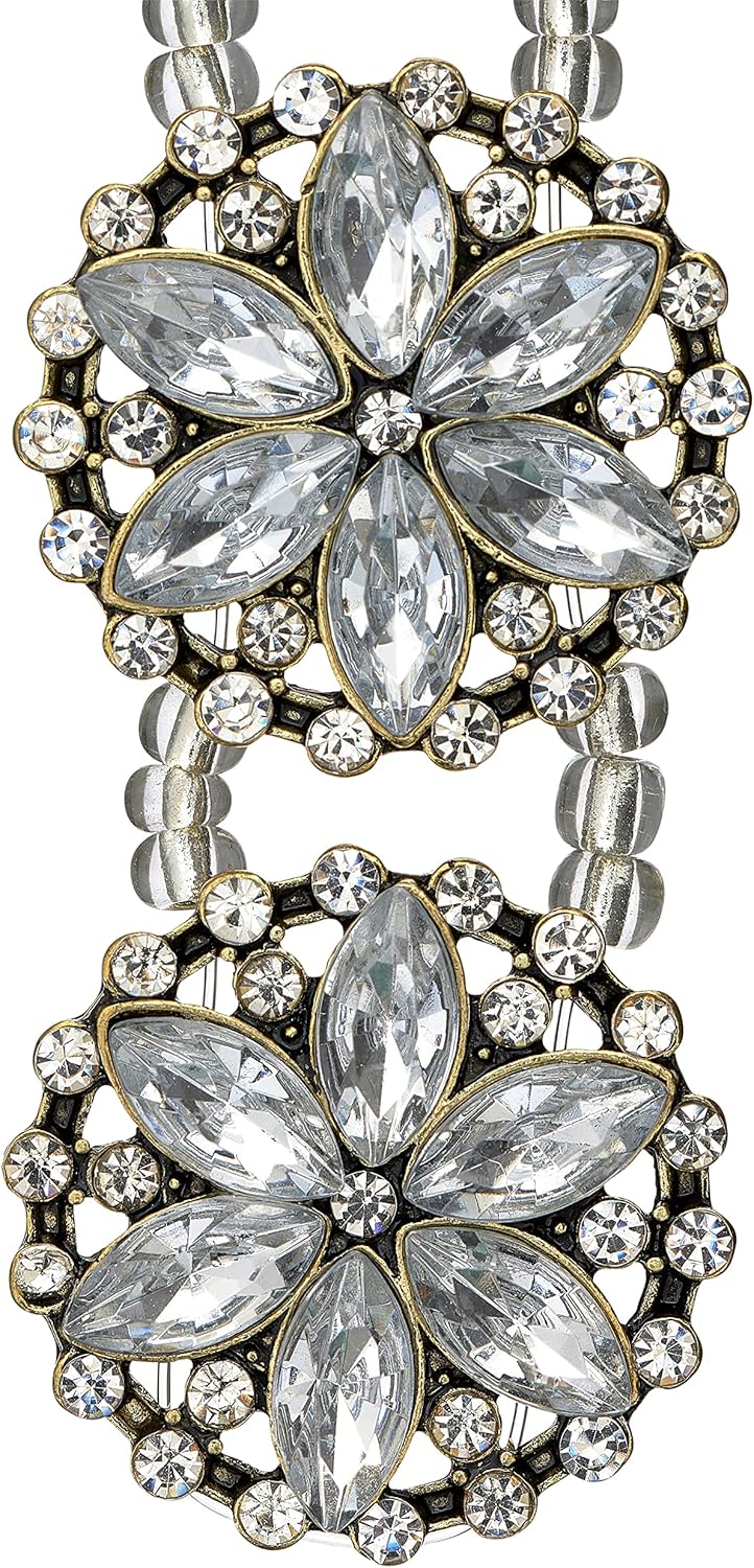 Bead Landing Metal Round Floral Sliders, 26mm, 12 Pack