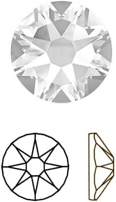1440 pcs (Factory Pack) Crystal (001) Clear Austrian Crystal Austria New 2088 Xirius 12ss Flat Backs Rhinestones 3mm ss12 DIY Bling gems Stone