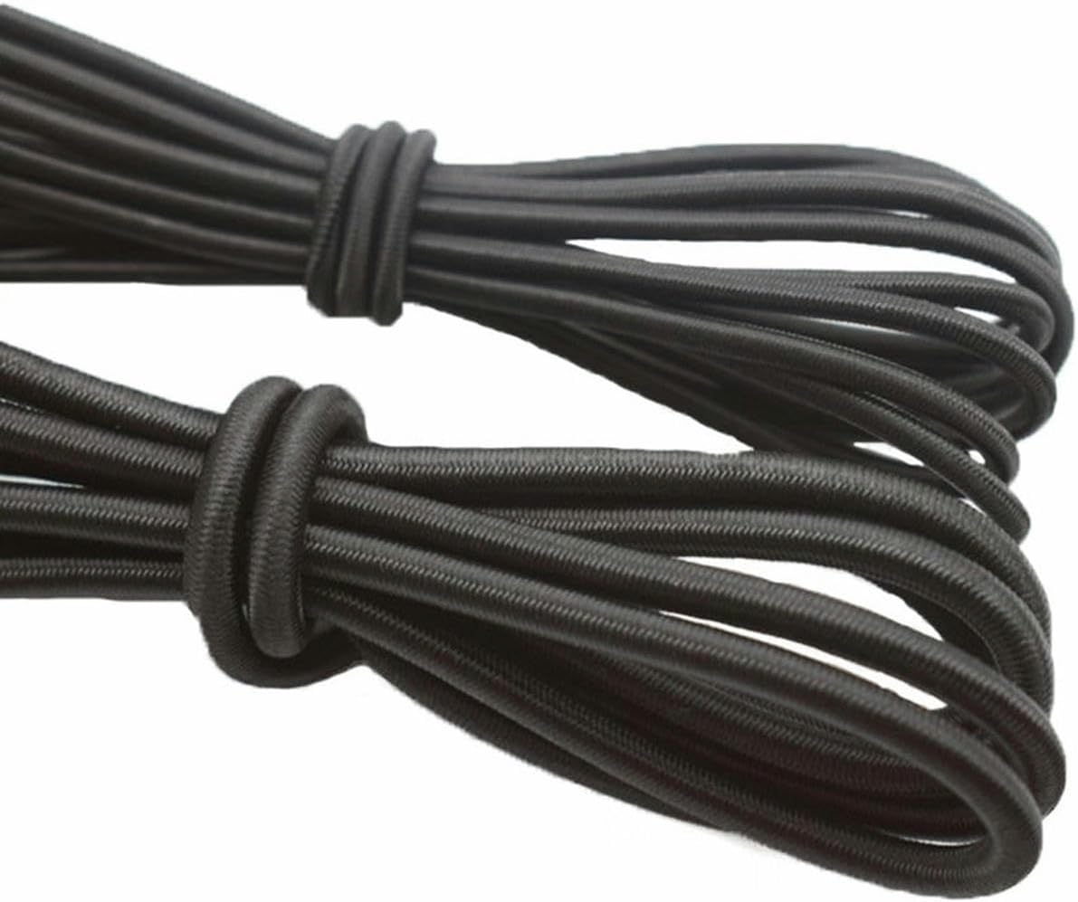 Beading Cords & Threads, 1mm-15mm Stretchy String Cord for DIY Sewing, Elastic Rope Rubber Band Line Accessories, 1 Pcs(White 12mm,5M)